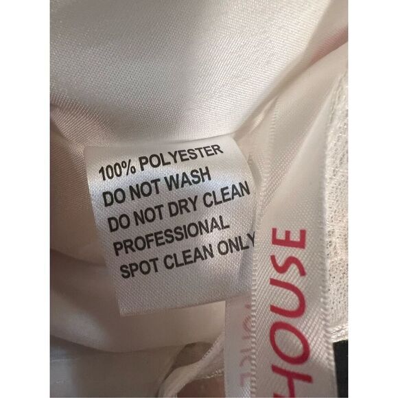 jjs house A-Line/Princess Scoop Neck Sweep Train Satin Evening Dress With Beadin - Picture 8 of 8